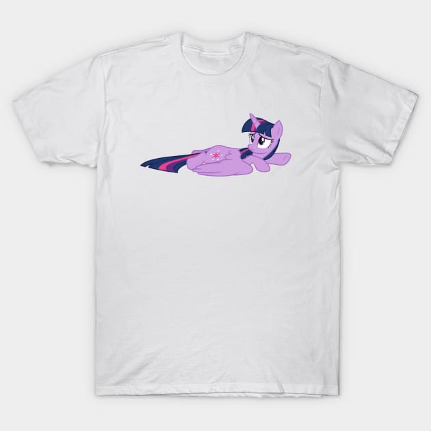 Tackled Twilight Sparkle 2 T-Shirt by CloudyGlow